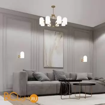 Настенный светильник Eurosvet Bambola new 60157/1 латунь a065042 - Фото 2