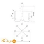 Люстра Eurosvet Banci 60117/8 золото - Фото 1