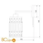 Бра Eurosvet Barra 10100/1 хром - Фото 2