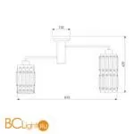 Люстра Eurosvet Barra 10100/8 золото - Фото 1