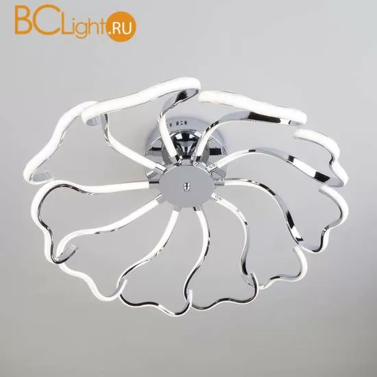Потолочный светильник Eurosvet Begonia 90095/10 хром 100W