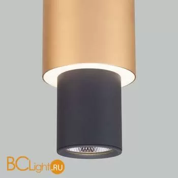 Подвесной светильник Eurosvet Bento 50204/1 LED черный / золото - Фото 0