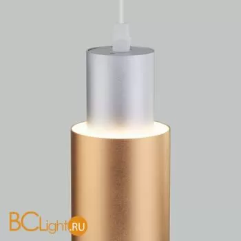 Подвесной светильник Eurosvet Bento 50204/1 LED серебро / золото - Фото 0