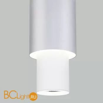 Подвесной светильник Eurosvet Bento 50204/1 LED белый / серебро - Фото 0