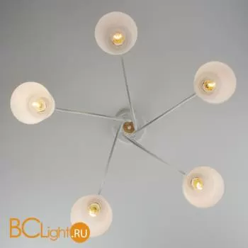 Потолочная люстра Eurosvet Betty 70062/5 белый - Фото 2