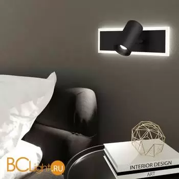 Настенный светильник Eurosvet Binar new 20127/1 LED черный a058689 - Фото 3