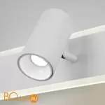 Настенный светильник Eurosvet Binar new 20127/1 LED белый a058688 - Фото 0