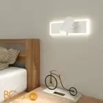 Настенный светильник Eurosvet Binar new 20127/1 LED белый a058688 - Фото 1