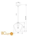 Подвесной светильник Eurosvet Blake 50198/1 хром - Фото 1