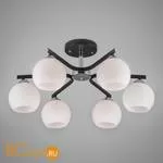 Потолочная люстра Eurosvet Blasco 30145/6 хром/венге