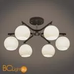 Потолочная люстра Eurosvet Blasco 30145/6 хром/венге - Фото 0