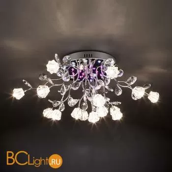 Потолочная люстра Eurosvet Bloomy 80115/15 хром/синий+красный+фиолетовый - Фото 8