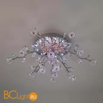 Потолочная люстра Eurosvet Bloomy 80115/15 хром/синий+красный+фиолетовый - Фото 2