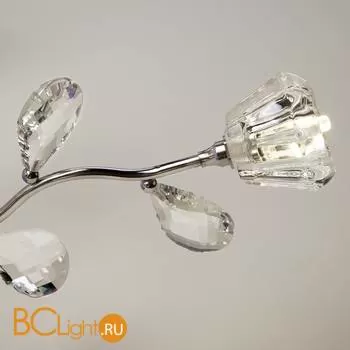 Потолочная люстра Eurosvet Bloomy 80115/15 хром/синий+красный+фиолетовый - Фото 4