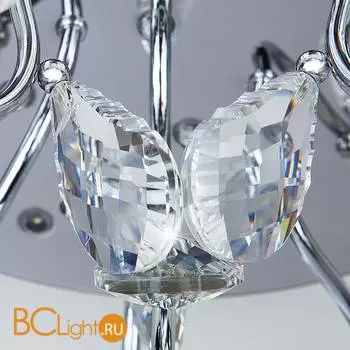 Потолочная люстра Eurosvet Bloomy 80115/15 хром/синий+красный+фиолетовый - Фото 6