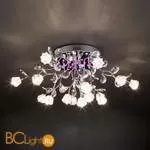 Потолочная люстра Eurosvet Bloomy 80115/15 хром/синий+красный+фиолетовый - Фото 8