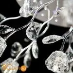 Потолочная люстра Eurosvet Bloomy 80115/23 хром/синий+красный+фиолетовый - Фото 2