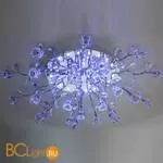 Потолочная люстра Eurosvet Bloomy 80115/23 хром/синий+красный+фиолетовый - Фото 3