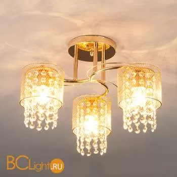 Потолочная люстра Eurosvet Bonnie 30137/3 золото - Фото 2