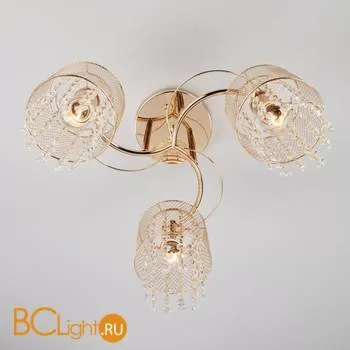 Потолочная люстра Eurosvet Bonnie 30137/3 золото - Фото 1