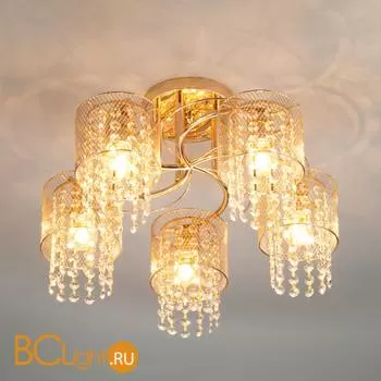 Потолочная люстра Eurosvet Bonnie 30137/5 золото - Фото 0