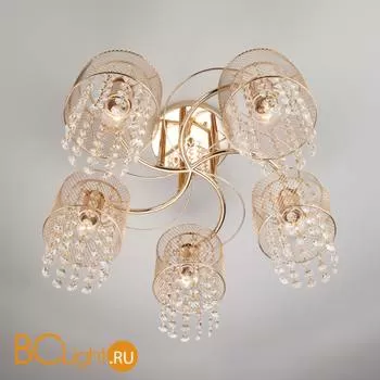 Потолочная люстра Eurosvet Bonnie 30137/5 золото - Фото 1