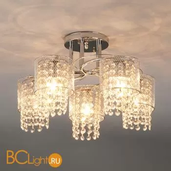 Потолочная люстра Eurosvet Bonnie 30137/5 хром - Фото 1