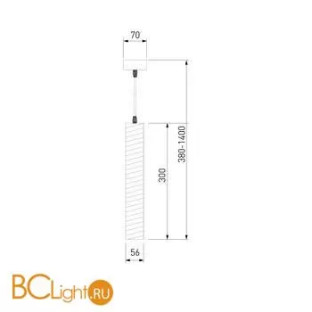 Подвесной светильник Eurosvet Boston 50190/1 LED черный - Фото 3