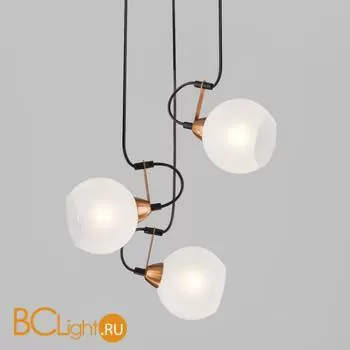 Подвесной светильник Eurosvet Bounce 50175/3 черный - Фото 0