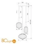 Подвесной светильник Eurosvet Bravo 50183/3 черный a056838 - Фото 4