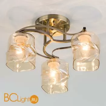 Потолочная люстра Eurosvet Brice 30158/3 античная бронза