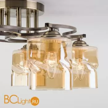 Потолочная люстра Eurosvet Brice 30158/5 античная бронза - Фото 1