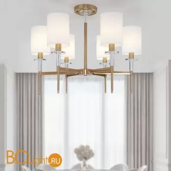 Люстра Eurosvet Brielle 60132/6 латунь a057591 - Фото 4