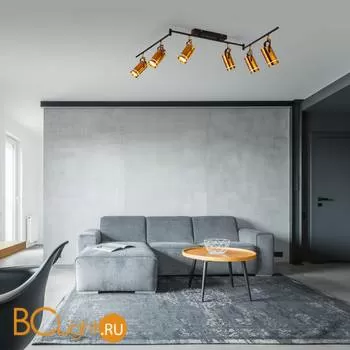 Потолочный светильник Eurosvet Bronze 20063/6 LED античная бронза 54W - Фото 0