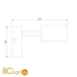 Бра Eurosvet Bronze 20063/1 LED античная бронза 00000085095 - Фото 1