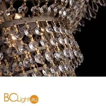 Люстра Eurosvet Brookdale 10167/8 античная бронза/прозрачный хрусталь Strotskis a057363 - Фото 0
