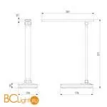 Настольная лампа Eurosvet Brooklyn 80423/1 черный - Фото 3