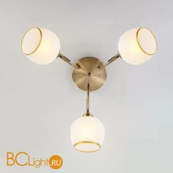 Потолочная люстра Eurosvet Brooksy 30159/3 античная бронза - Фото 0