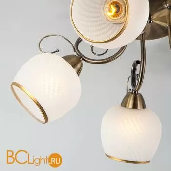 Потолочная люстра Eurosvet Brooksy 30159/5 античная бронза - Фото 1