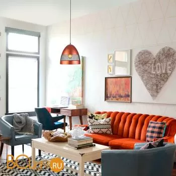 Подвесной светильник Eurosvet Bruno 50179/1 медь - Фото 3