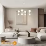 Подвесной светильник Eurosvet Bubble new 30182/8 белый a063210 - Фото 3