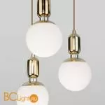 Подвесной светильник Eurosvet Bubble 50151/3 золото a056843 - Фото 1