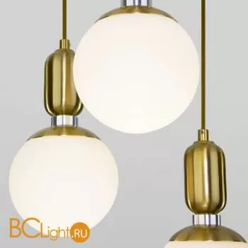 Подвесной светильник Eurosvet Bubble 50151/3 латунь a056844 - Фото 1
