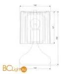 Настольная лампа Eurosvet Bulbo 01068/1 черный жемчуг - Фото 3