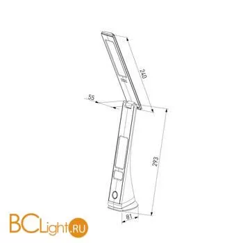 Настольная лампа Eurosvet Business 80504/1 черный - Фото 3