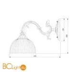 Бра Eurosvet Caldera 60106/1 античная бронза - Фото 2