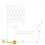 Бра Eurosvet Calle 60127/1 латунь a057085 - Фото 0