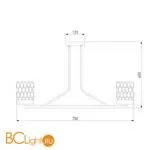 Люстра Eurosvet Calle 60127/8 хром a057094 - Фото 4