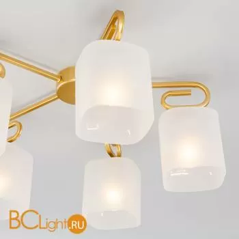 Потолочная люстра Eurosvet Camila 30143/5 латунь - Фото 0