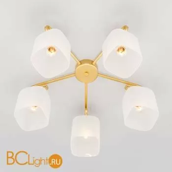 Потолочная люстра Eurosvet Camila 30143/5 латунь - Фото 1